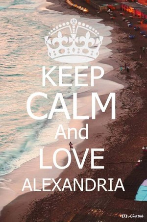 KEEP CALM AND LOVE ALEXANDRIA EGYPT