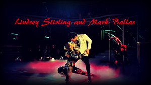 Lindsey Stirling and Mark Ballas Wallpaper