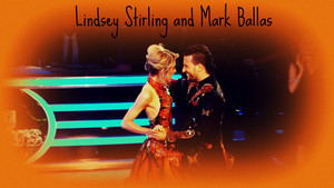  Lindsey Stirling and Mark Ballas wallpaper