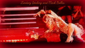  Lindsey Stirling and Mark Ballas kertas dinding