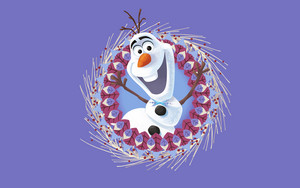  Olaf's Frozen Adventure karatasi la kupamba ukuta