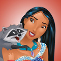 Pocahontas merchadising icon - pocahontas photo