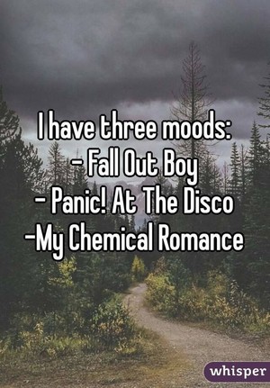 i have three moods 