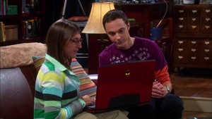  Amy and Sheldon