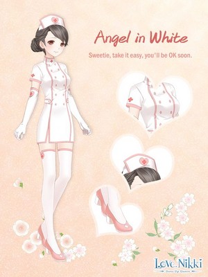 ángel in White