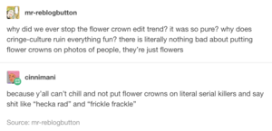  꽃 Crown Fad