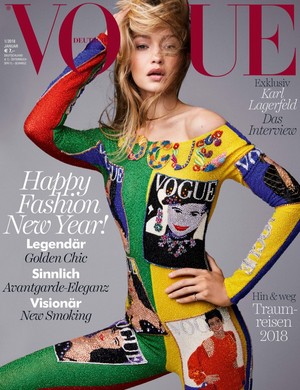  Gigi Hadid for Vogue Germany [January 2018]