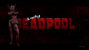  Lady Deadpool karatasi la kupamba ukuta - ikoni
