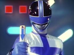 Lucas Morphed As The Blue Time Force Ranger