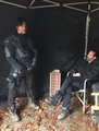 On the set of the 100 - bob-morley photo