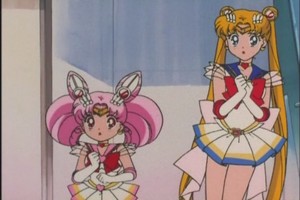  Sailor moon and Mini Moon