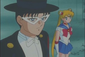  Sailor moon and Tuxedo Moon