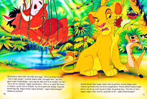  Walt डिज़्नी Book Scans – The Lion King: The Story of Simba (Danish Version)
