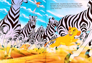  Walt ডিজনি Book Scans – The Lion King: The Story of Simba (Danish Version)