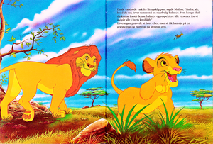Walt Disney Book Scans – The Lion King: The Story of Simba (Danish Version)