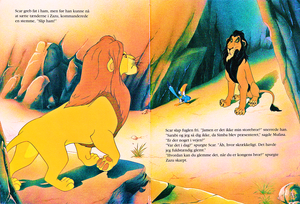  Walt ডিজনি Book Scans – The Lion King: The Story of Simba (Danish Version)