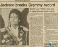 World's Biggest Superstar MJ Breaks Grammy Record - michael-jackson photo