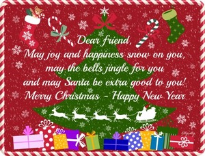  Your Friendship Is A Best Weihnachten Present