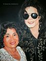 Michael And His Mother, Katherine  - michael-jackson fan art