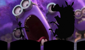 timon and pumbaa scared of the monster minion by mariostrikermurphy d9z6qzq