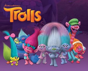 trolls trolls characters mini poster