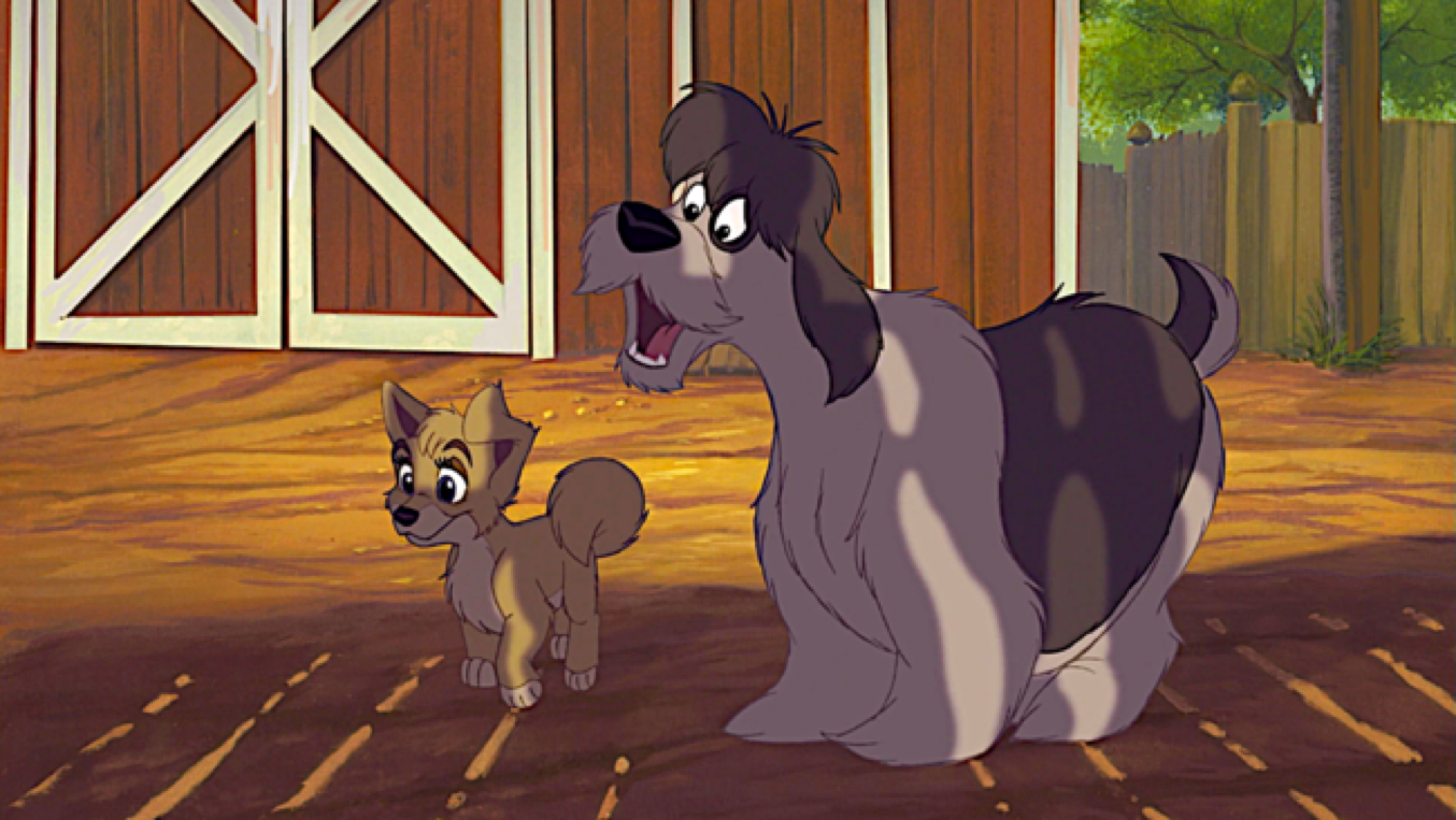 Photo of Angel and Mooch for fans of Angel(Lady and The Tramp 2). 