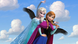  Anna & Elsa Flying 3