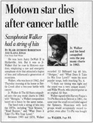Article Pertaining To Jr. Walker 