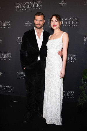 Dakota and Jamie at Paris premiere for Fifty Shades Freed