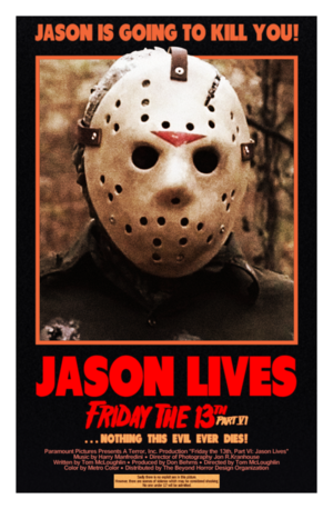 Friday the 13th Part 6: Jason Lives Poster