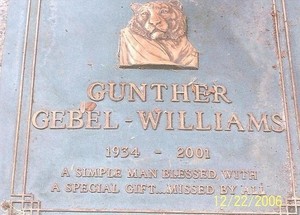  Gravesite Of Gunther Gebel-Williams
