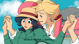 Marinette and Adrien as Sophie and Howl