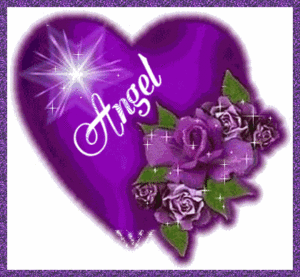  Purple Rose & A Purple hati, tengah-tengah Just For anda