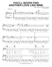  Sheet Music To You'll Never Find Another pag-ibig