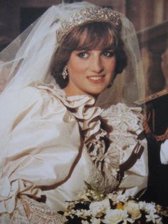 Diana On Her Wedding Day