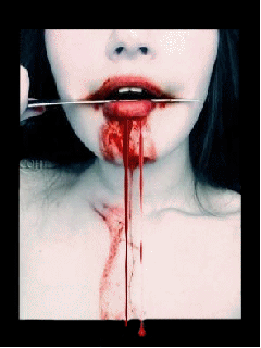  Blood lips