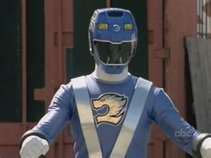 Flynn Morphed As The RPM Blue Ranger