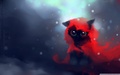 Red Riding Hood Kitty  - cats wallpaper