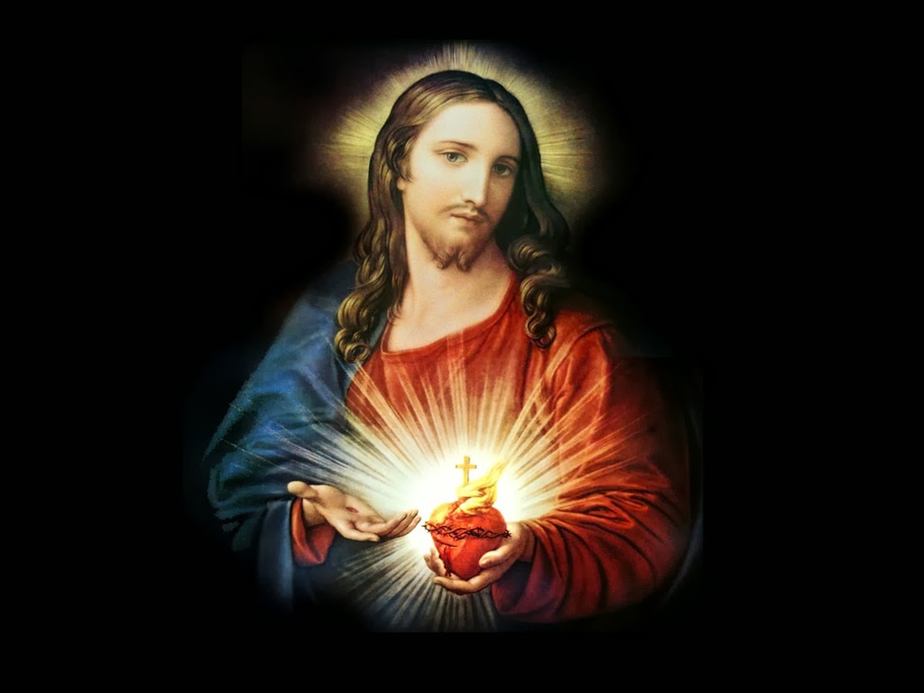 Sacred Heart - Jesus Wallpaper (41140929) - Fanpop