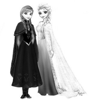 anna and elsa by loverrevolveri d7d73ud