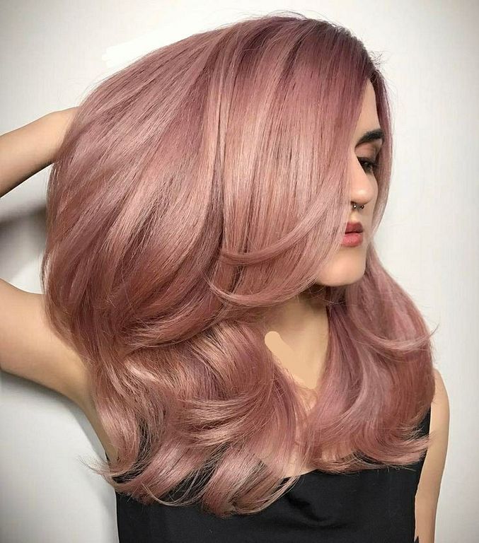 rose gold hair color 20 - Hair Photo (41128894) - Fanpop