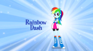 Rainbow Dash Equestria Girls music video