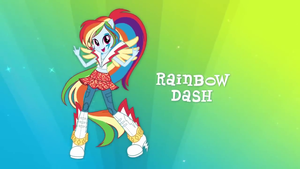 Rainbow Dash Rainbow Rocks music video