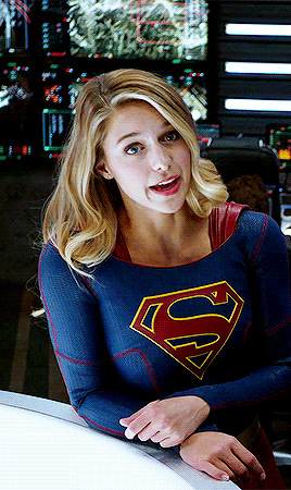 Supergirl at the D.E.O.