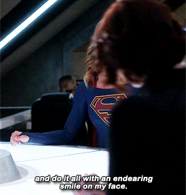  Supergirl loving her job