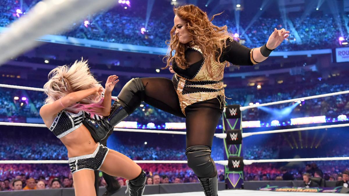 Photo of Wrestlemania 34 ~ Alexa Bliss vs Nia Jax for fans of WWE. 