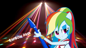 rainbowrock   rainbow dash in colorful lights wp by shahrinshuzaily1950 d77d57s