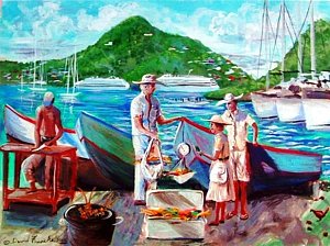  Caribbean Merchant Selling poisson