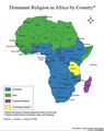 Dominant Religions in Africa - africa fan art