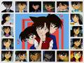 Kudo Shinichi, Mouri Ran and Edogawa Conan - anime-couples fan art